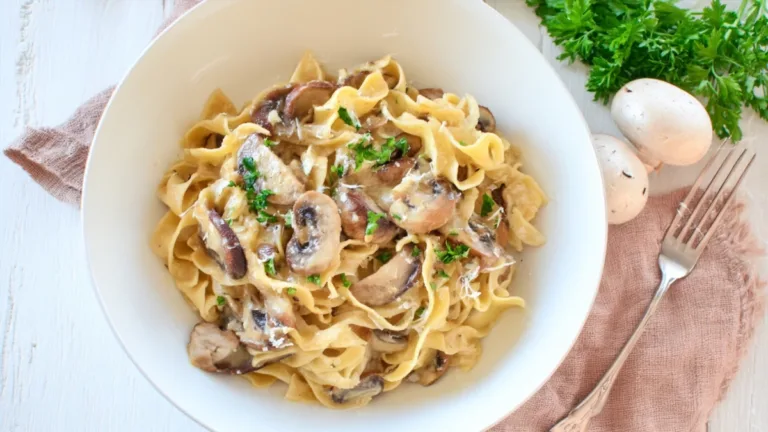 Фото блюда: Паста с грибным соусом