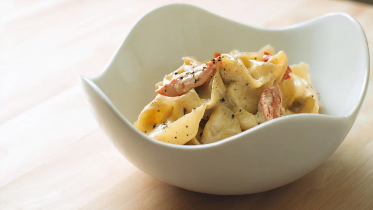 Фото блюда: Паста с конгрио в белом соусе