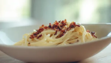 Фото блюда: Интересный рецепт пасты карбонара