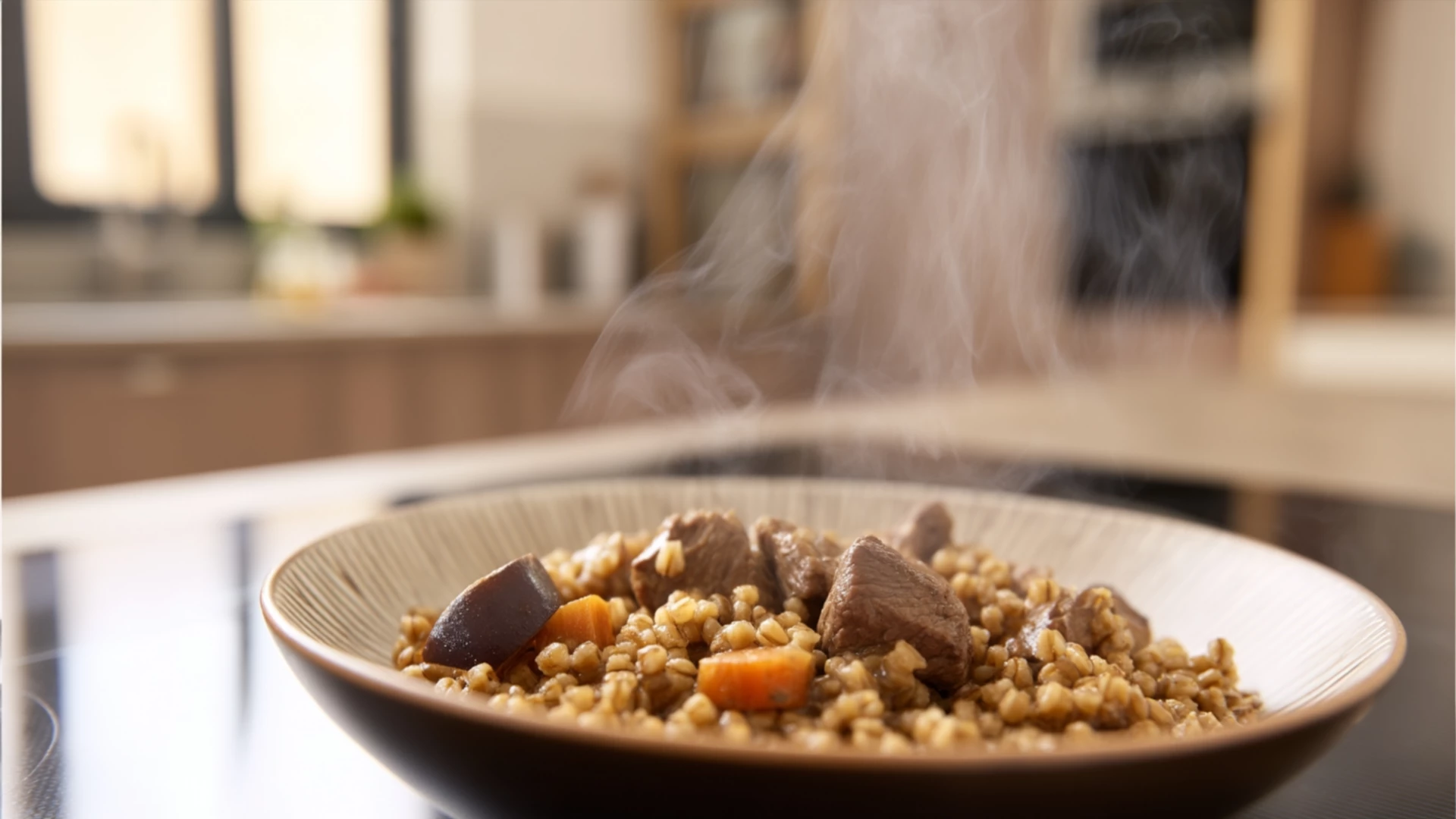 Фото блюда: Нежная печень с перловкой для уютного обеда