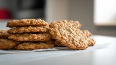 Фото рецепта Овсяное печенье с хрустящими краями и мягкой серединой