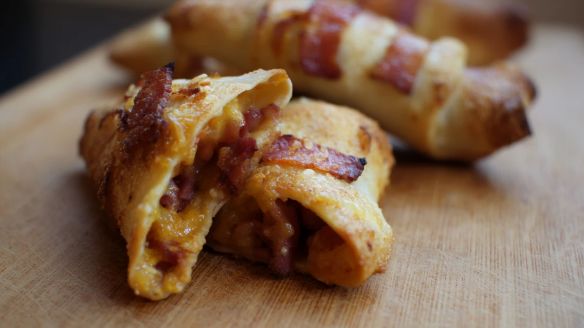 Фото блюда: Пельмени с беконом и сыром