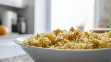 Фото рецепта Плов с иваси – Рецепт с мягкими специями и ароматом