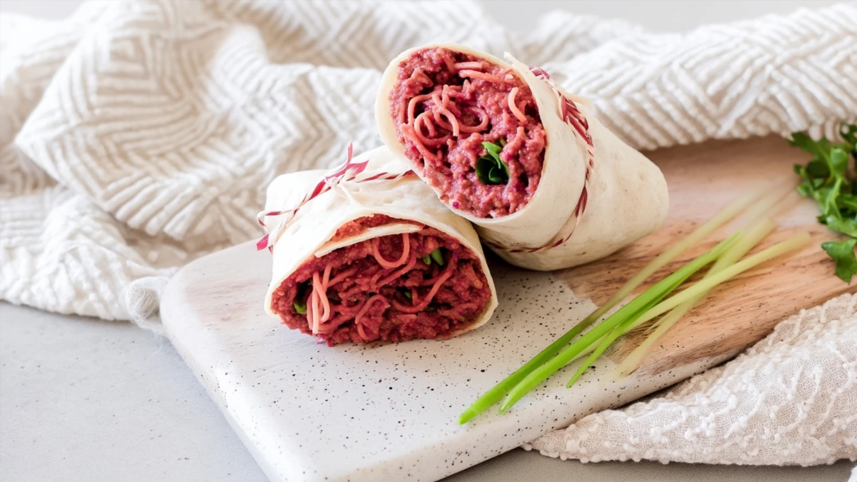 Фото блюда: Постные роллы с фасолью