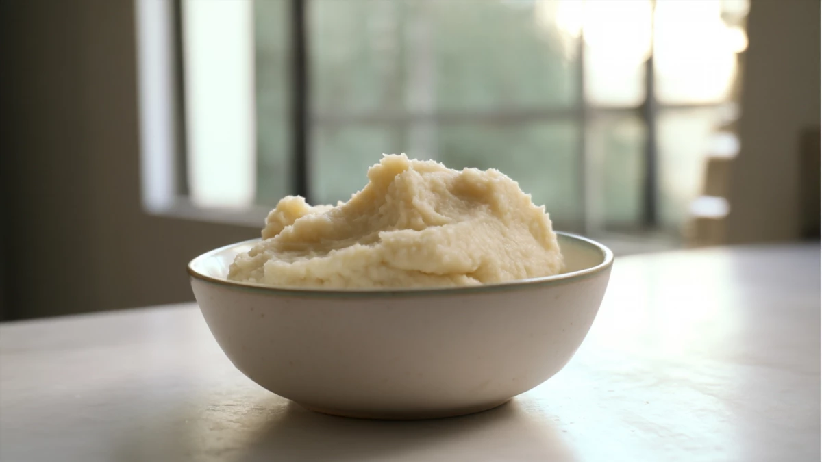 Фото блюда: Нежное пюре из цветной капусты с бархатной текстурой