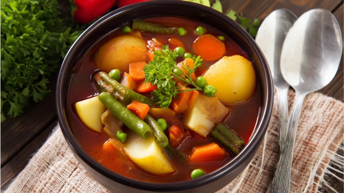 Фото блюда: Рагу из овощей с красным полусладким вином