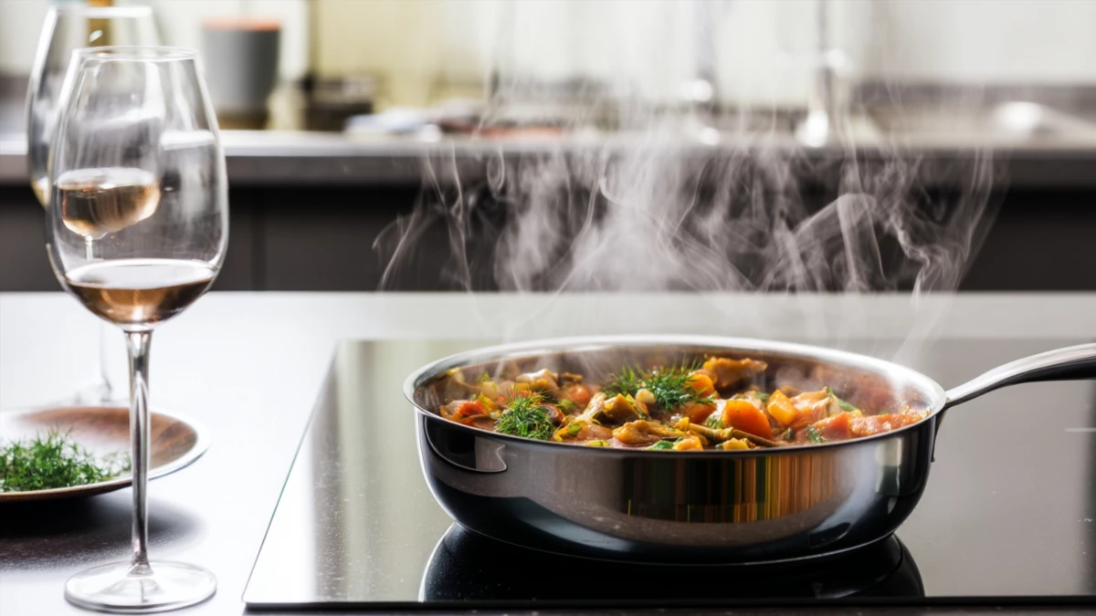 Фото блюда: Овощное рагу с креплёным вином с глубоким вкусом и ароматом трав