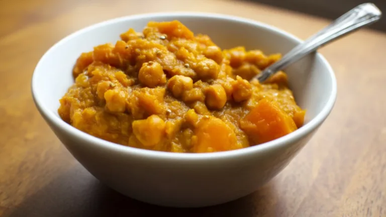 Фото блюда: Рагу с тыквой и нутом – ароматное осеннее блюдо