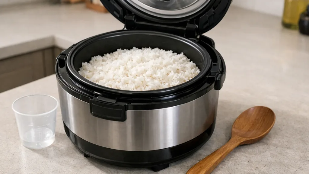 Рассыпчатый рис после приготовления в мультиварке