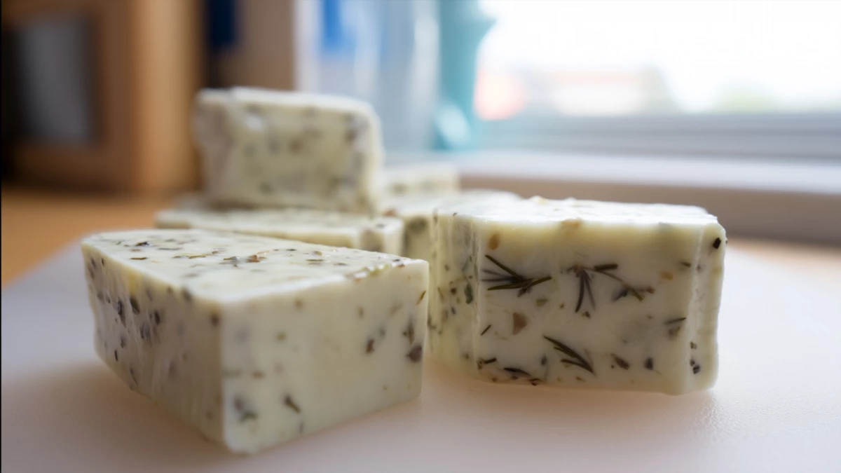 Фото блюда: Сало с укропом и чесноком: солёная закуска с ярким ароматом