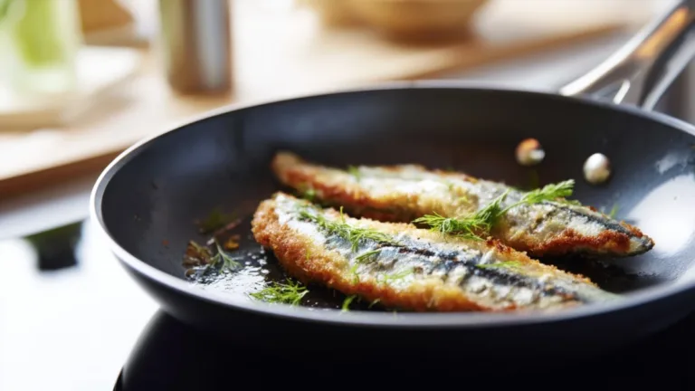 Фото блюда: Сайра жареная в панировке с хрустящей корочкой