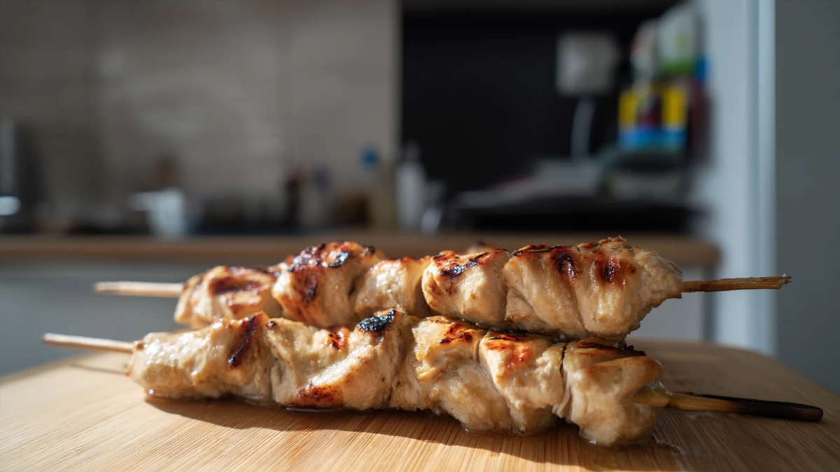 Фото блюда: Шашлык из курицы на кефире — вкусный и сочный