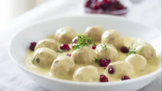 Фото рецепта: Шведские фрикадельки в сливочном соусе как в Стокгольме