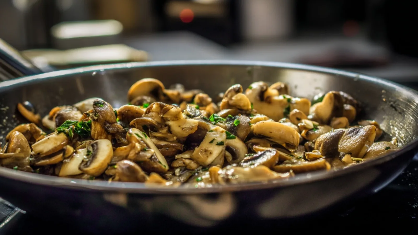 Фото блюда: Сочное соте из грибов с ярким ароматом