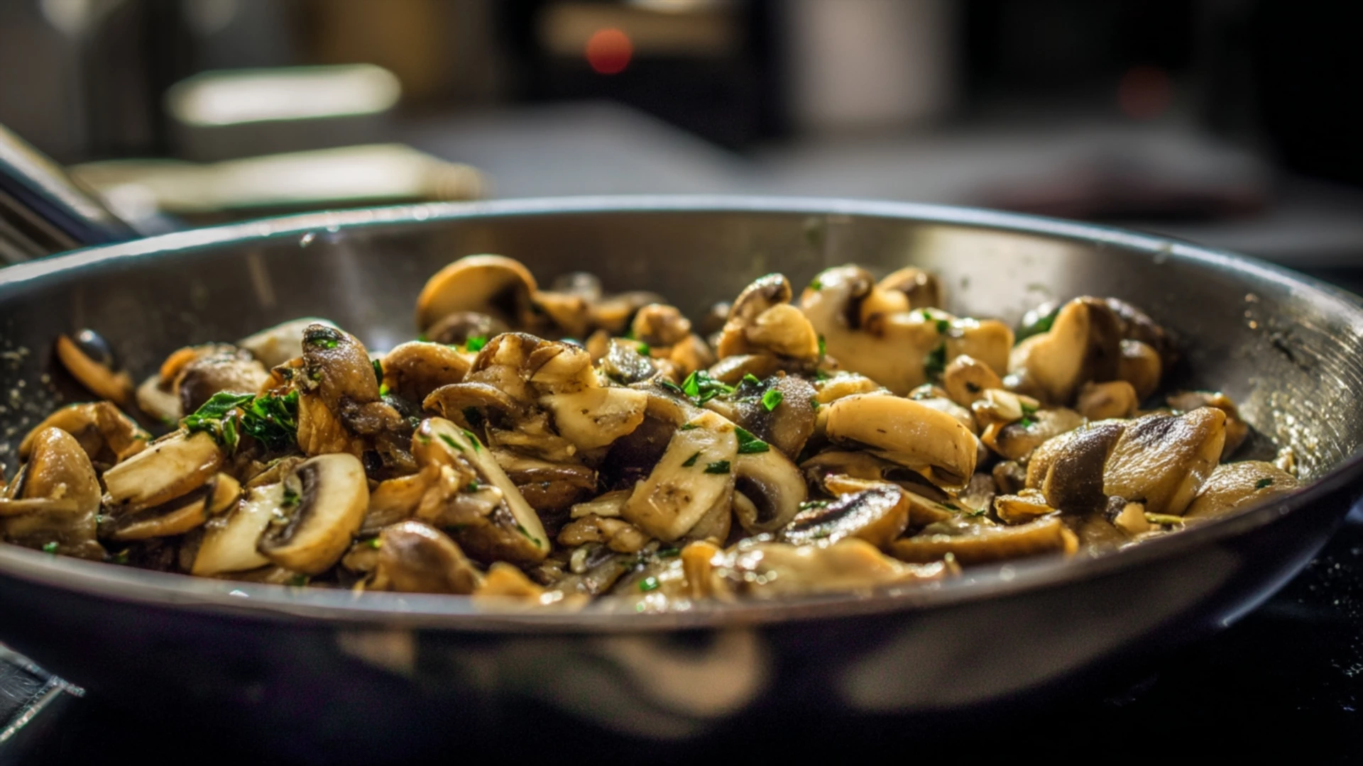 Фото блюда: Сочное соте из грибов с ярким ароматом