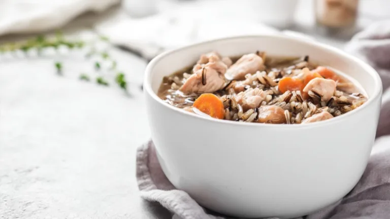 Фото блюда: Суп с диким рисом и индейкой