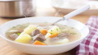 Фото рецепта: Суп с выменем и картофелем – Как приготовить сытный и ароматный суп