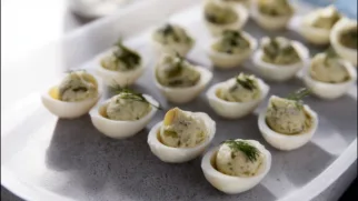 Фото рецепта: Тарталетки с маслинной начинкой: идеальная закуска для любого стола