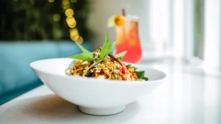 Фото рецепта: Тайская фунчоза с лаймом и чили