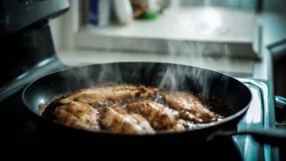 Фото рецепта: Тилапия по-азиатски с имбирем в соево-медовой глазури