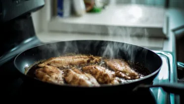 Фото рецепта Тилапия по-азиатски с имбирем в соево-медовой глазури