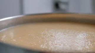 Фото рецепта: Толокняный кисель как в детстве: густой, сливочный и очень полезный