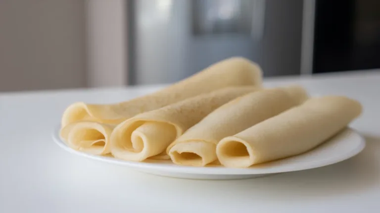 Фото блюда: Тонкие соевые блинчики без глютена: нежные, эластичные и почти невесомые