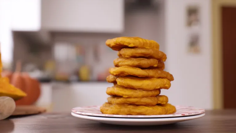 Фото блюда: Тыквенные оладьи на ацидофилине, нежные и ароматные как в детстве