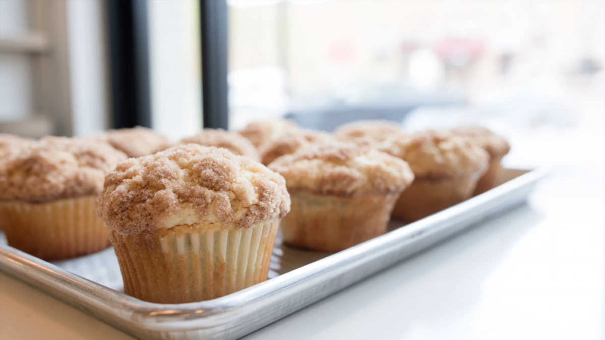 Фото блюда: Ванильные маффины с хрустящей шапочкой