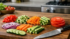 Статья: Нарезка продуктов: 20 видов, которые реально пригодятся на кухне