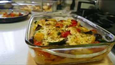 Фото блюда: Вкусная овощная запеканка с сырной корочкой