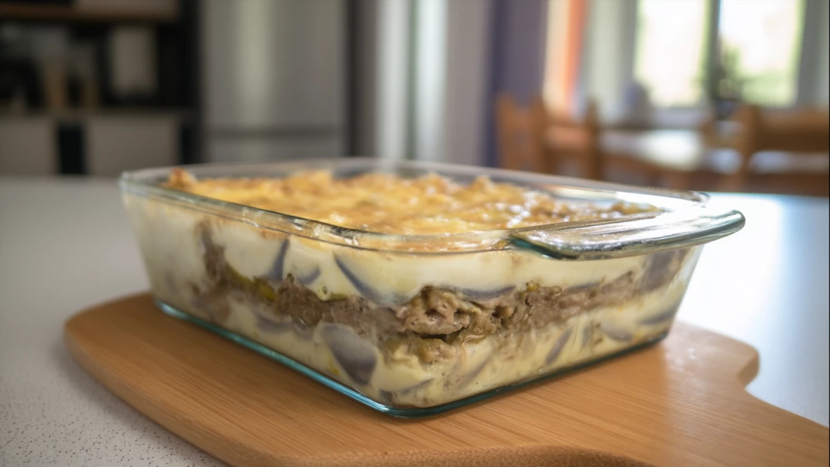 Фото блюда: Запеканка с килькой