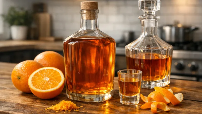 Фото блюда: Солнечная апельсиновая настойка с чистым цитрусовым ароматом