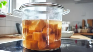 Фото рецепта: Айвовое варенье с ярким янтарным вкусом