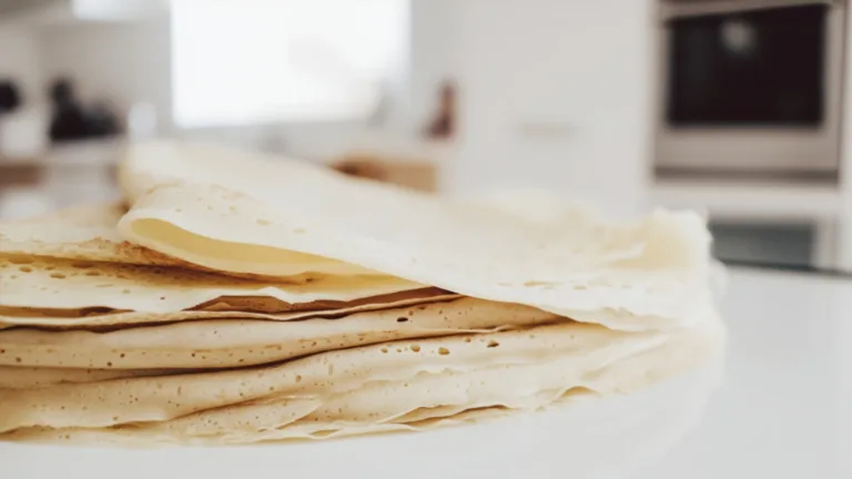 Фото блюда: Постные блины с идеальной тонкой текстурой