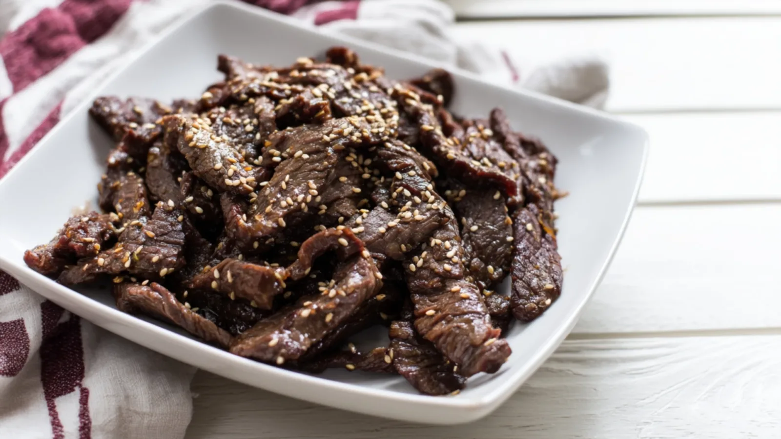 Фото блюда: Булгоги с кунжутом для яркого ужина