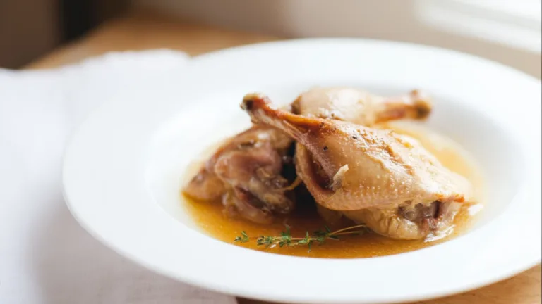 Фото блюда: Цесарка по-французски с белым вином – изысканный французский рецепт