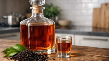 Фото рецепта Глубокая чайная настойка на чёрном чае с благородной терпкостью