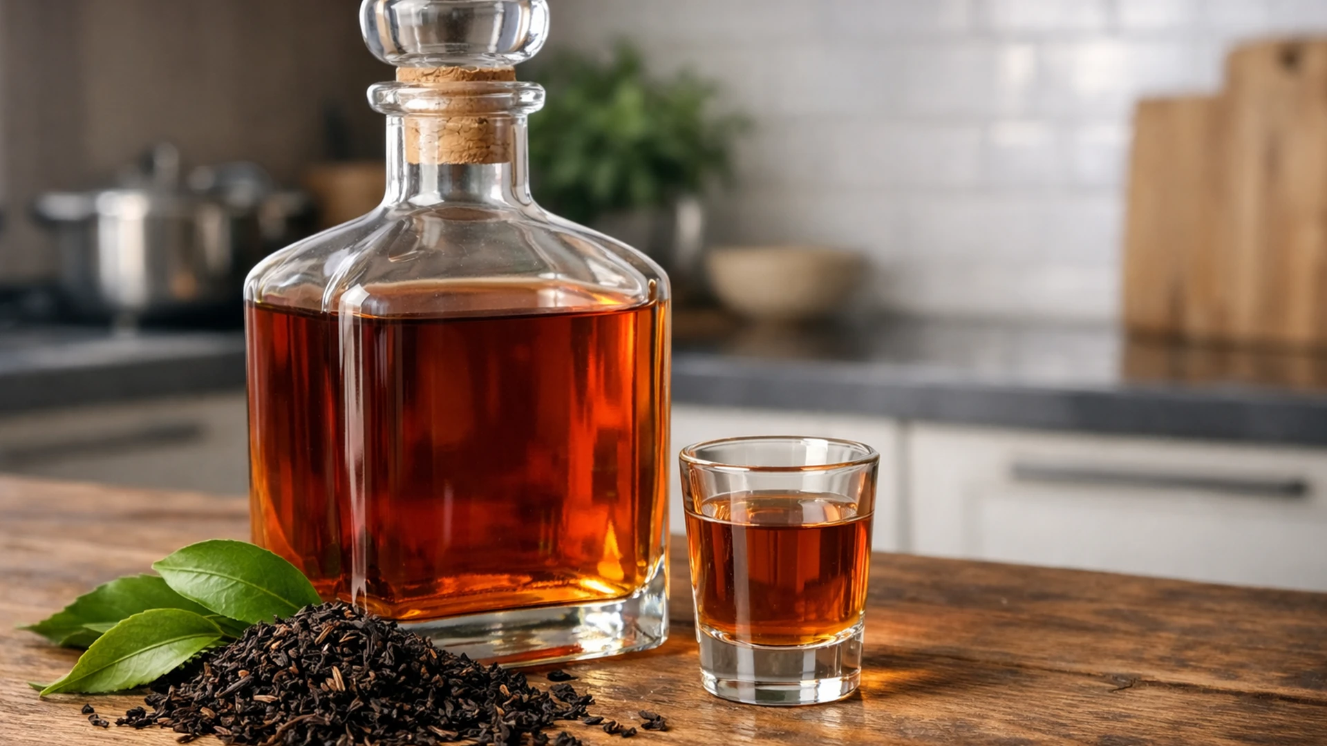 Фото блюда: Глубокая чайная настойка на чёрном чае с благородной терпкостью