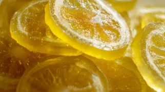 Фото рецепта: Цукаты из лимонов – рецепт с калорийностью