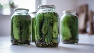 Фото рецепта: Сочные солёные огурцы с семенами укропа для хрустящей зимы