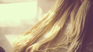 Фото рецепта: Домашняя лапша для лагмана с шелковистой текстурой