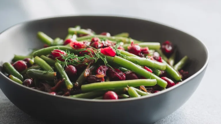 Фото блюда: Фасоль тушеная с клюквой для уютного и сытного ужина