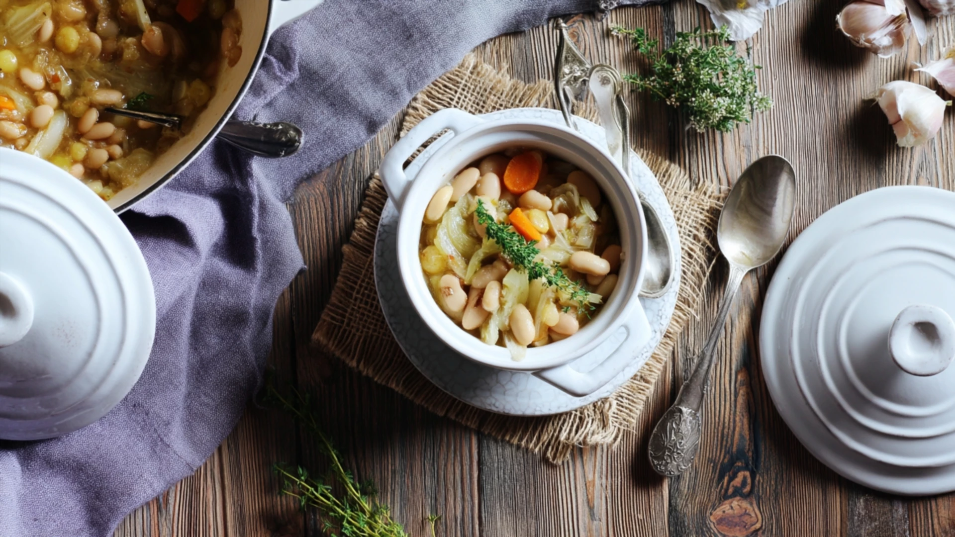 Фото блюда: Нежный фенхель тушеный с белой фасолью для уютного ужина