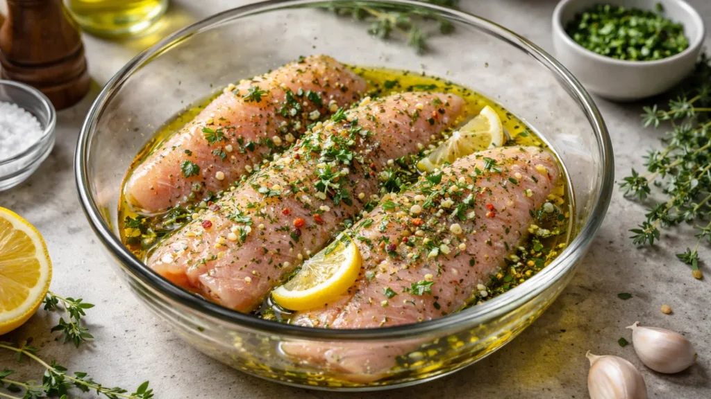 Маринование рыбы перед готовкой