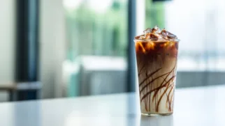 Фото рецепта: Шоколадный ледяной фраппе