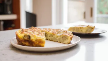 Фото рецепта Нежная фриттата с топинамбуром для уютного обеда