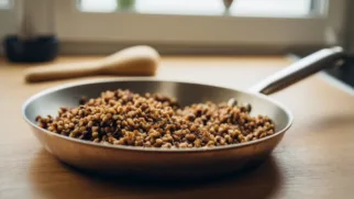 Фото рецепта: Гречка с папоротником – полезное и вкусное блюдо для вашего стола