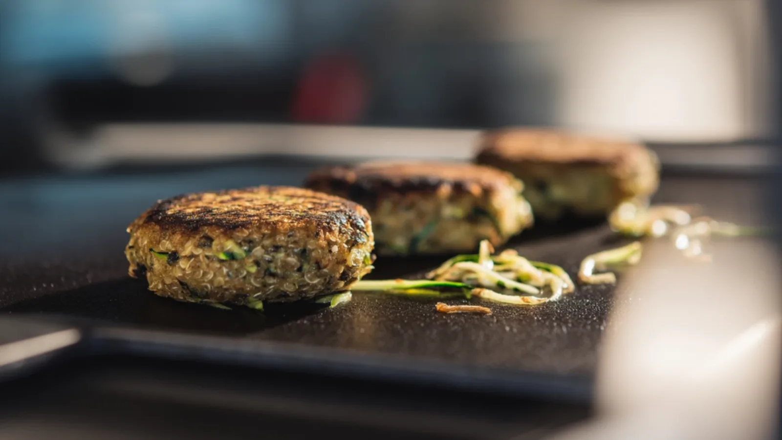 Фото блюда: Гречневые оладьи с кабачком с нежной текстурой