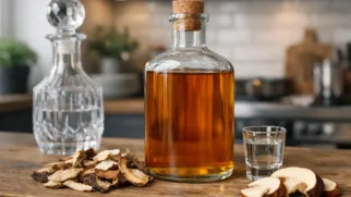 Фото рецепта: Грибная настойка с лесным ароматом и благородной глубиной